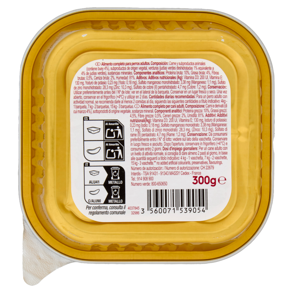 Carrefour Companino Vitalive Terrine* con manzo 300 g