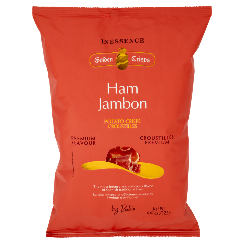 Inessence Ham Potato Crisps 125 g