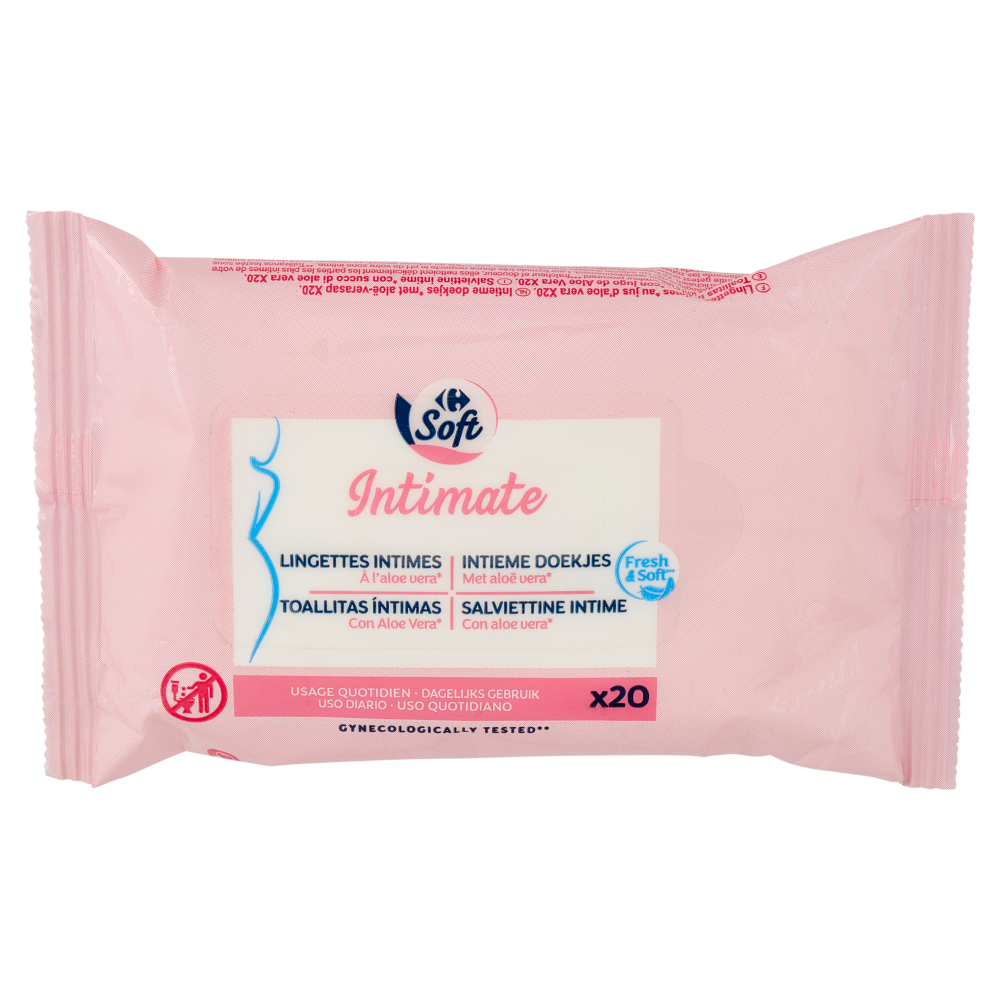 Carrefour Soft Intimate Salviettine Intime 20 pz