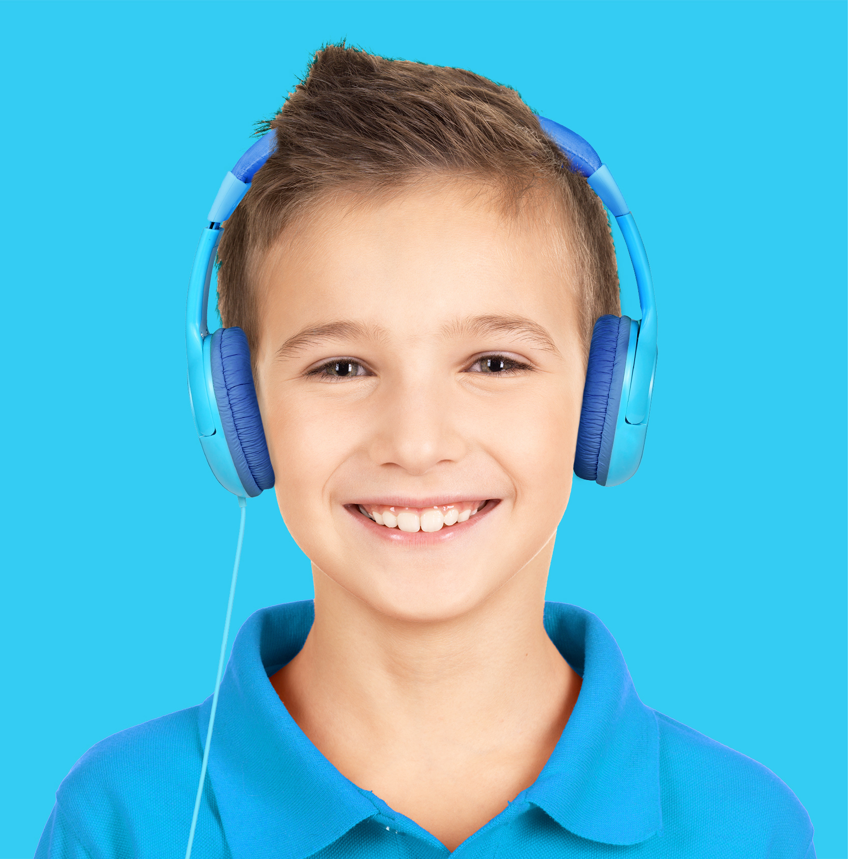 Celly KidsBeat Cuffie Cablato A Padiglione Blu