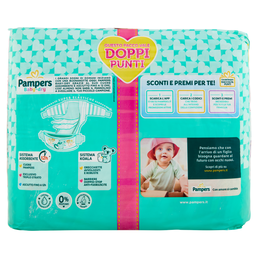 Pampers Baby-dry XL 17 + 17 pz