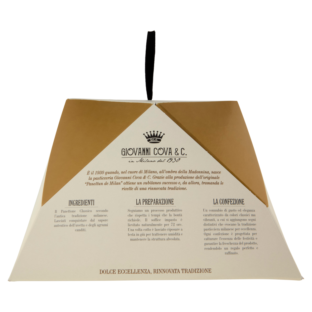 Giovanni Cova & C. Panettone Classico con uvetta e canditi 1000 g