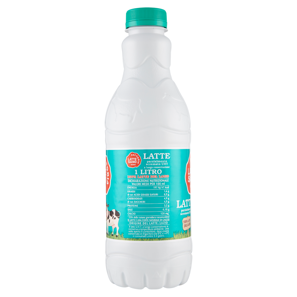 Fattoria Latte Sano Latte parzialmente scremato UHT 1 Litro
