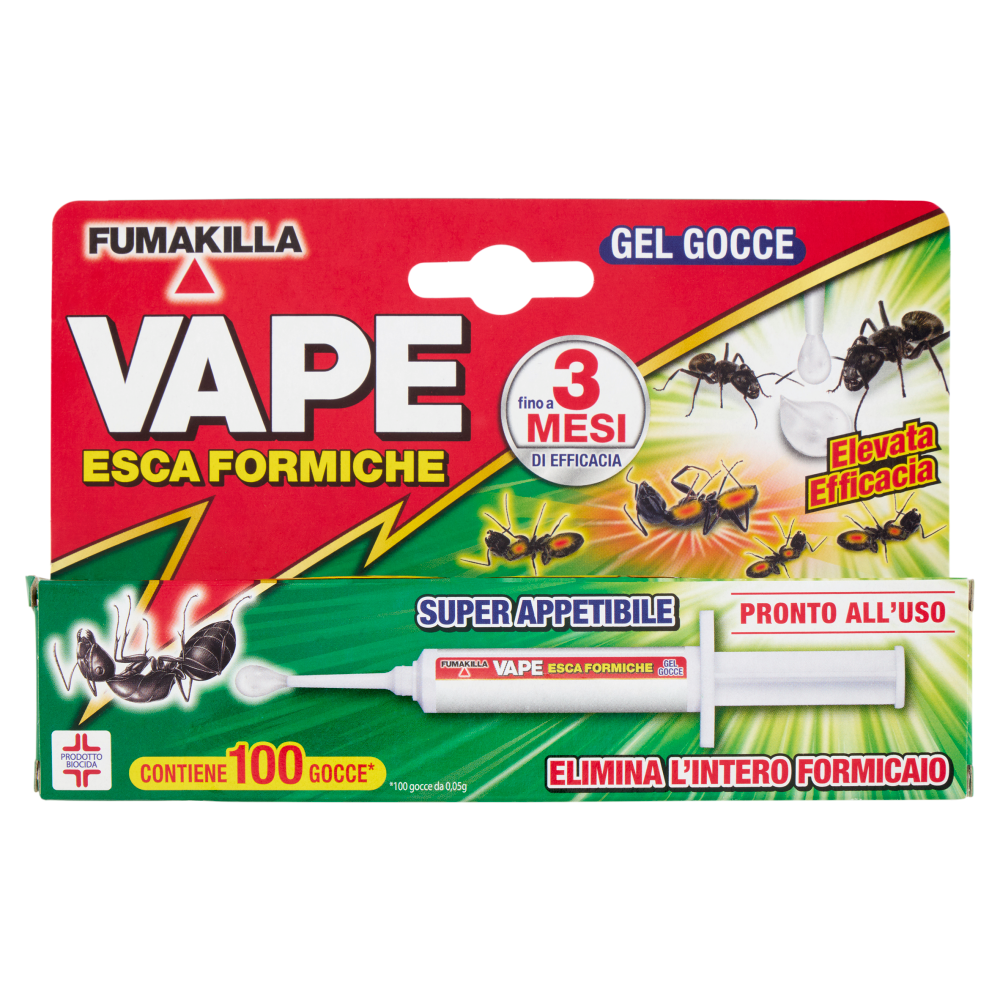 Vape Esca Formiche Gel Gocce 100 x 0,05 g