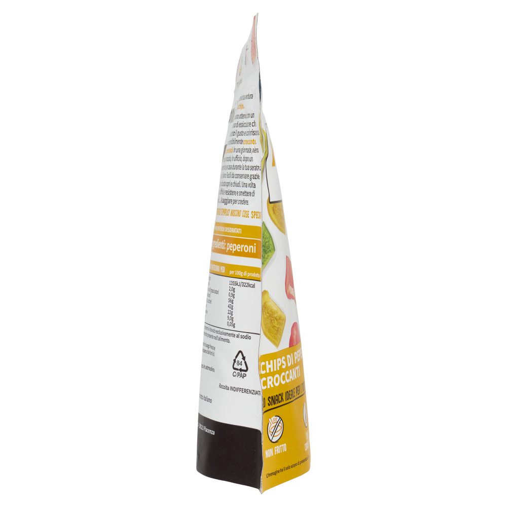 Orto al Sole Peperoni al sole Chips di Peperoni Croccanti 10 g