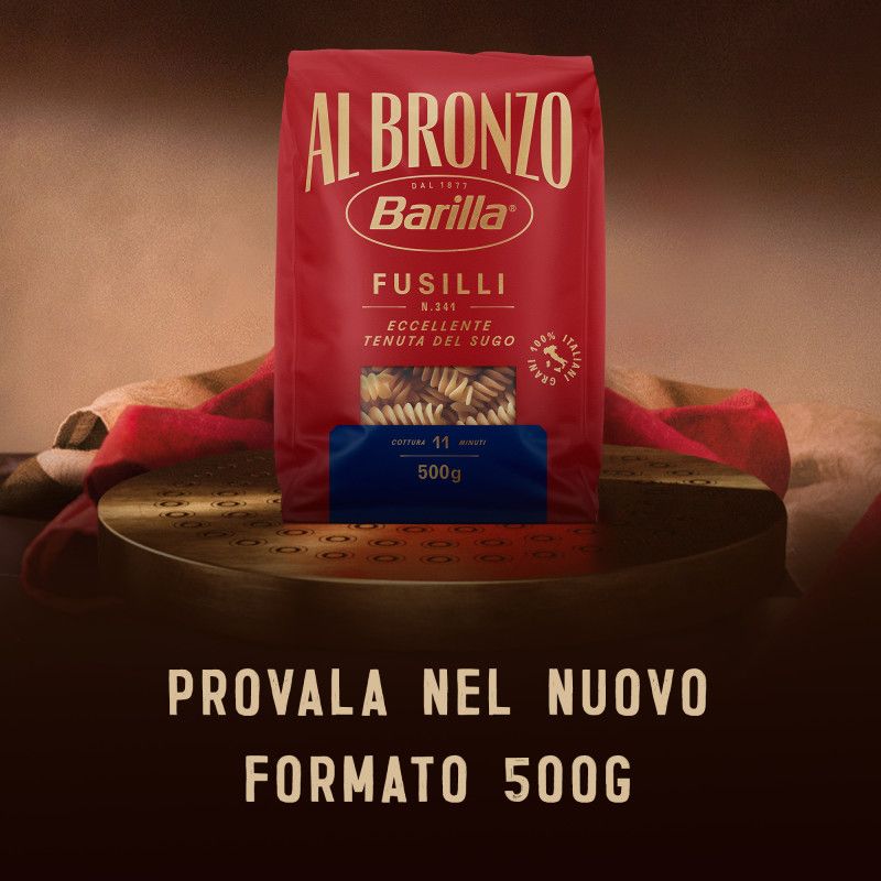 Barilla Al Bronzo Pasta Fusilli 500g