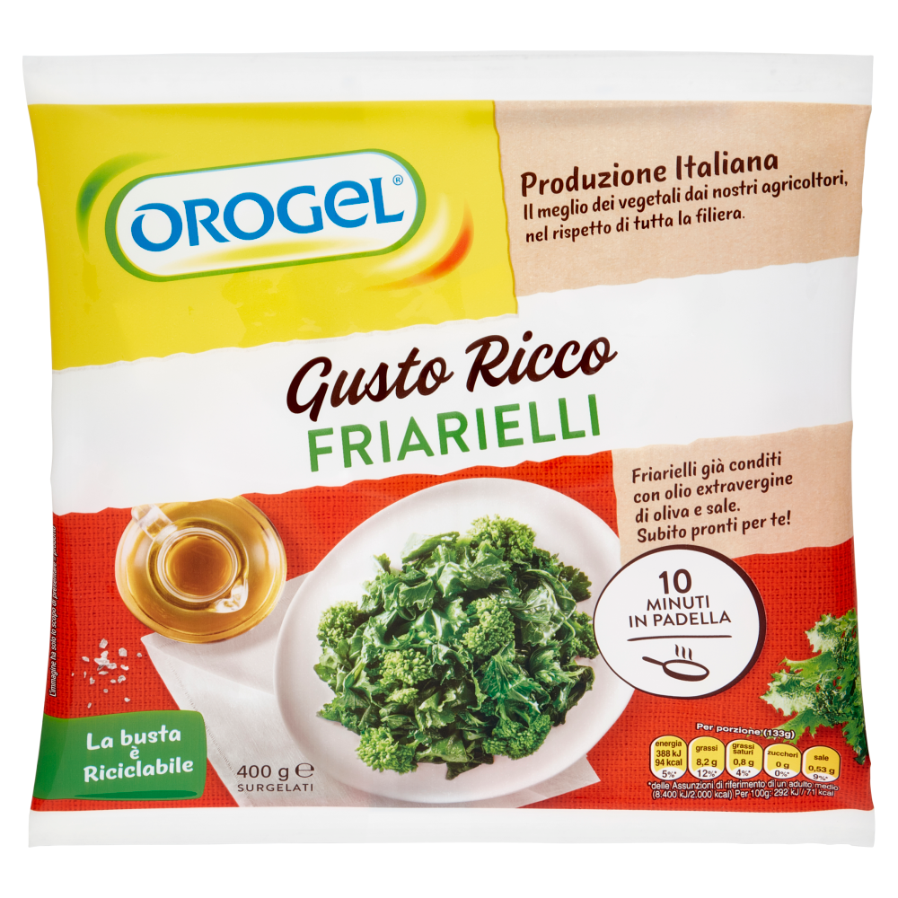 Orogel Gusto Ricco Friarielli Surgelati 400 g