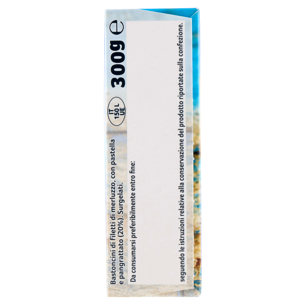 Capitan Findus 12 Bastoncini con 100% Filetti di Merluzzo 300 g