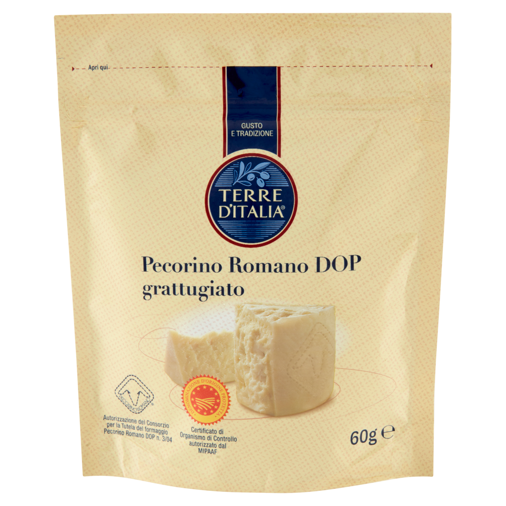Terre d'Italia Pecorino Romano DOP grattugiato 60 g
