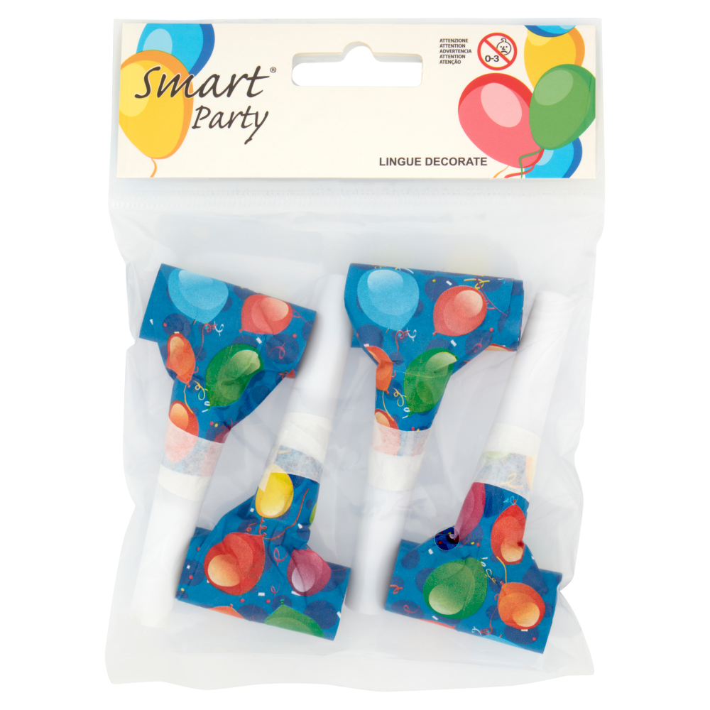 Smart Party Lingue Decorate 4 pz
