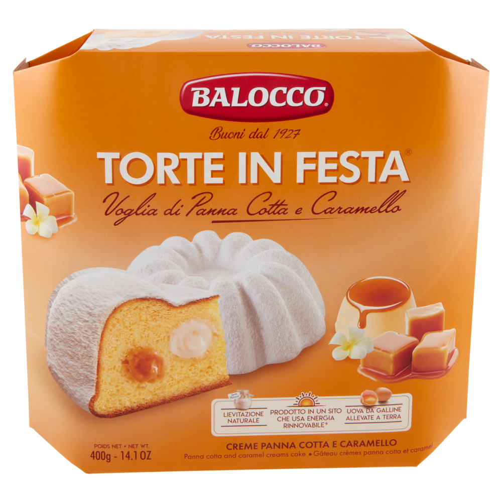 Balocco Torte in Festa Voglia di Panna Cotta e Caramello 400 g
