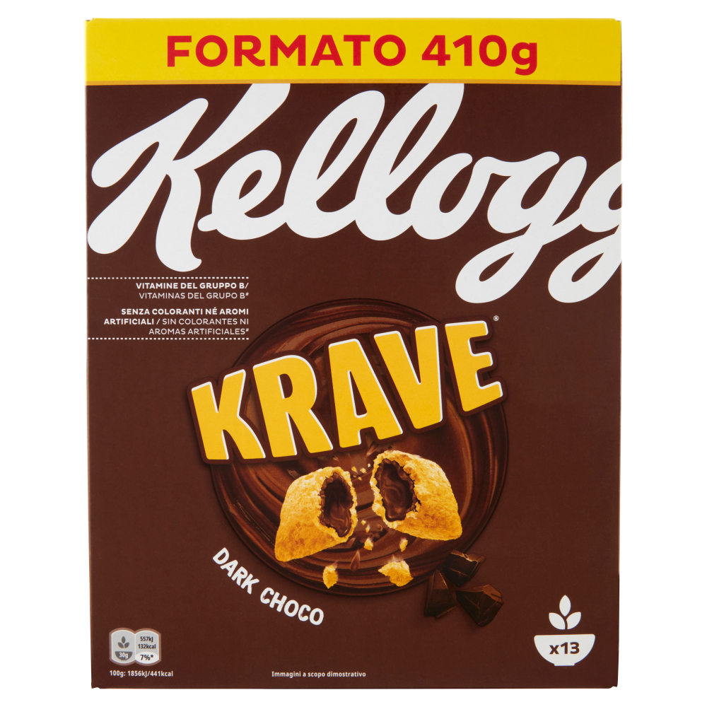 Kellogg's Krave Dark Choco 410 g Carrefour