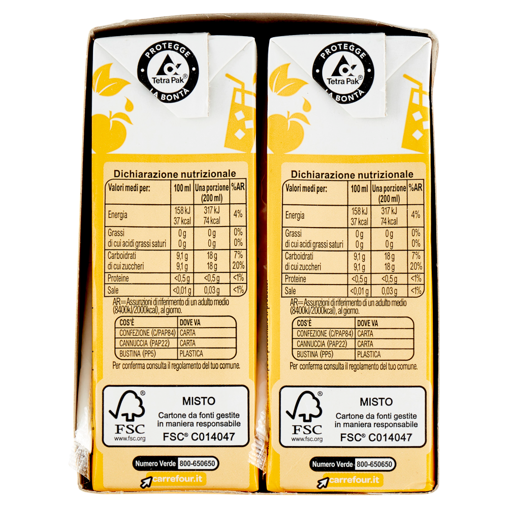 Carrefour Classic Thé alla Pesca 6 x 200 ml