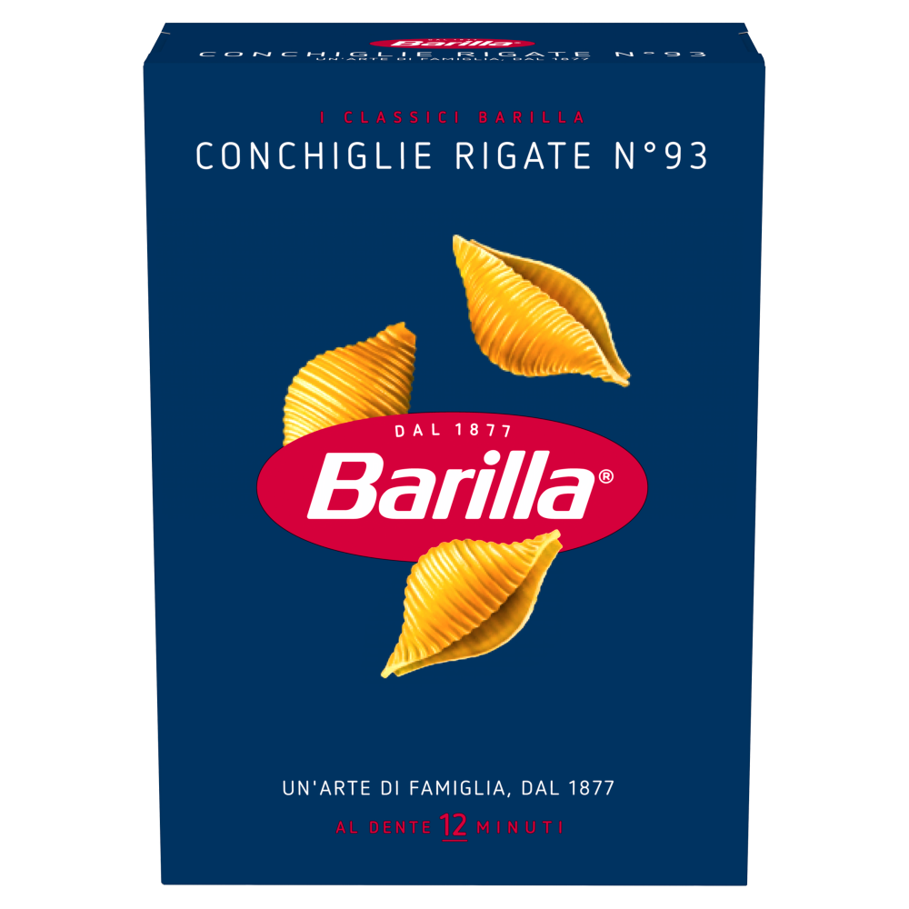 Barilla Pasta Conchiglie Rigate n.93 500g
