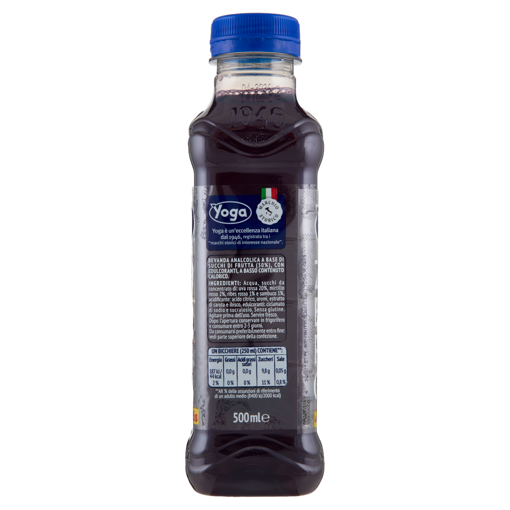 Yoga Zero Multi Frutti Rossi Senza Zuccheri Aggiunti* 500 ml