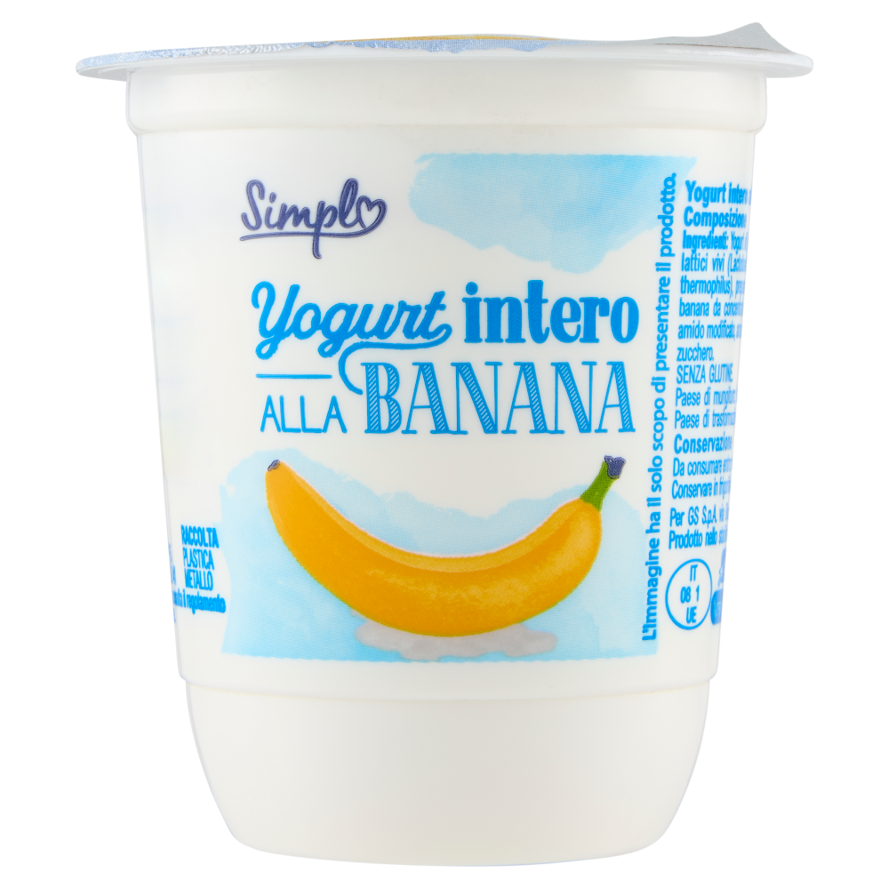 Simpl Yogurt intero alla Banana 150 g