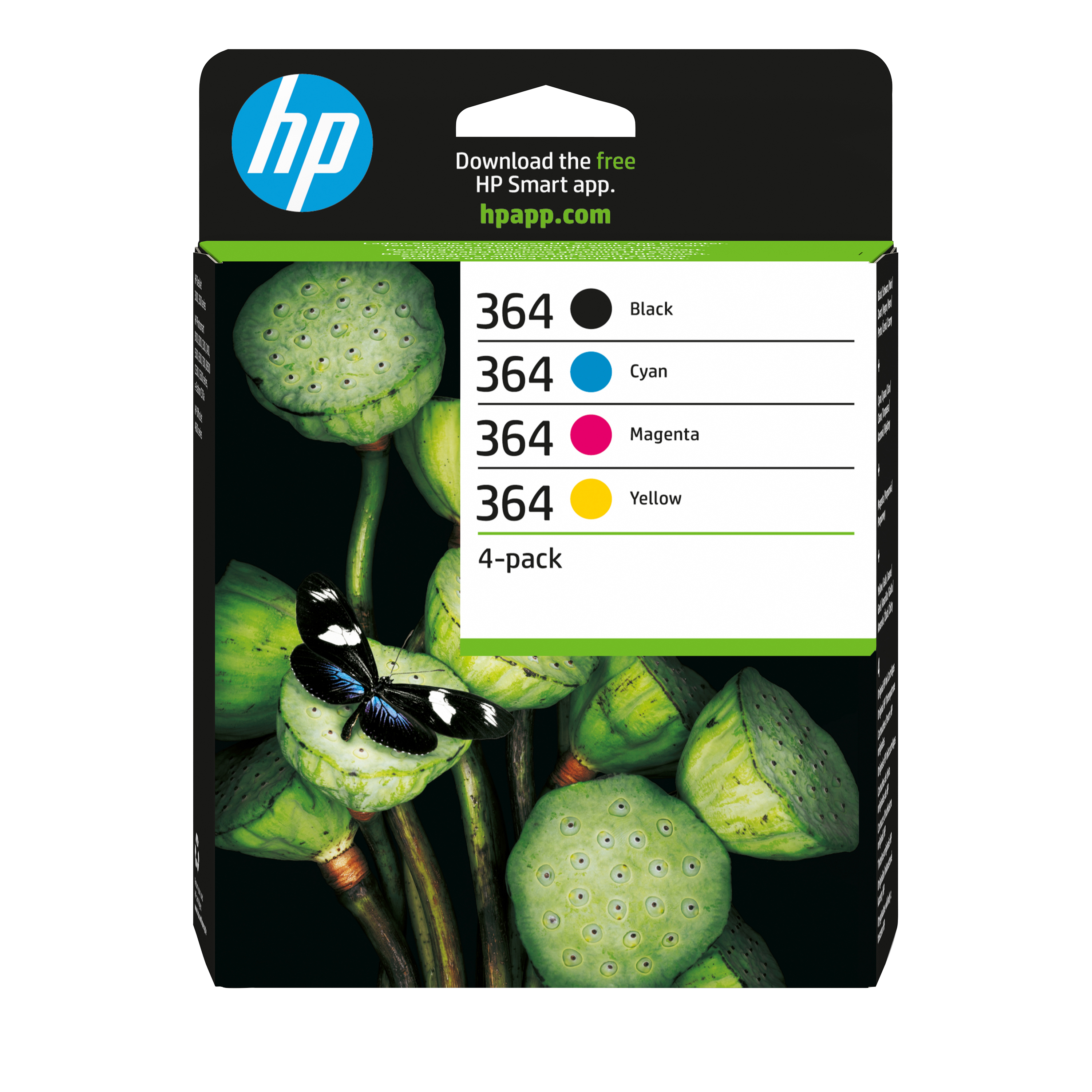 HP Confezione da 4 cartucce originali di inchiostro nero/ciano/magenta/giallo 364