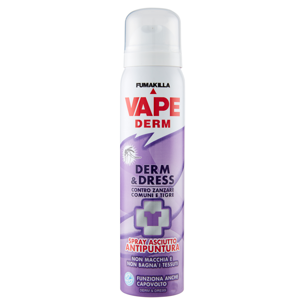 VAPE Derm Derm & Dress Spray Asciutto Antipuntura 100 ml