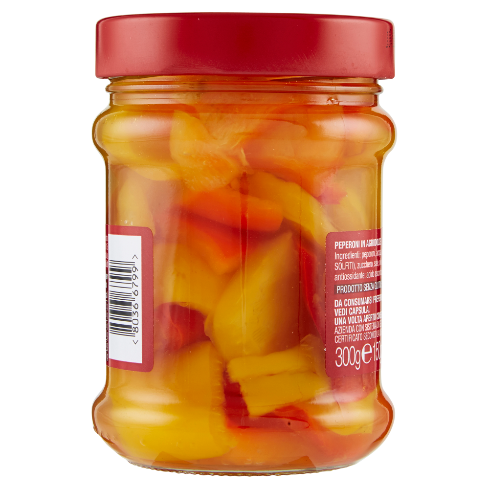 Polli Peperoni Agrodolce Rossi e Gialli 300 g