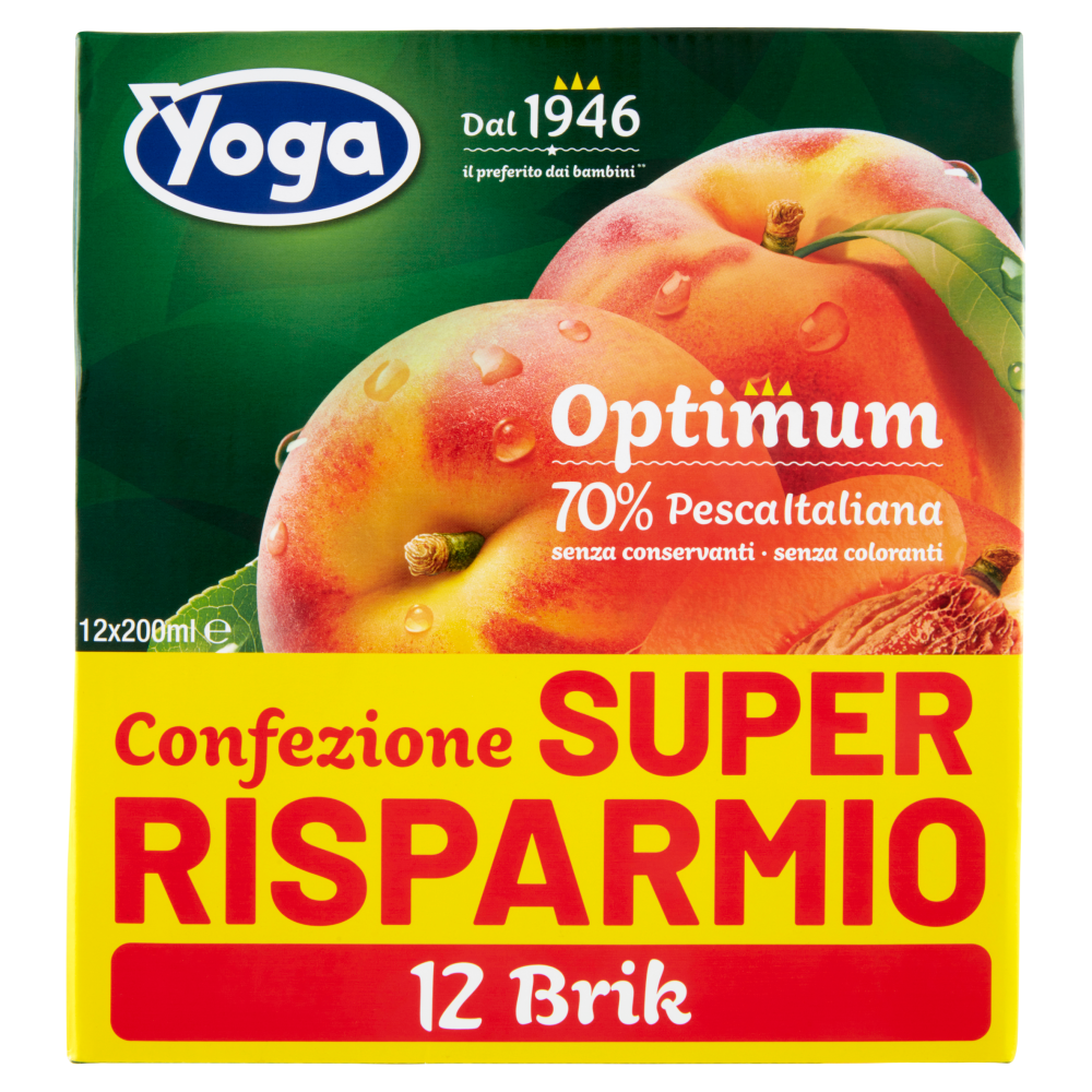 Yoga Optimum 70% Pesca Italiana 12 x 200 ml