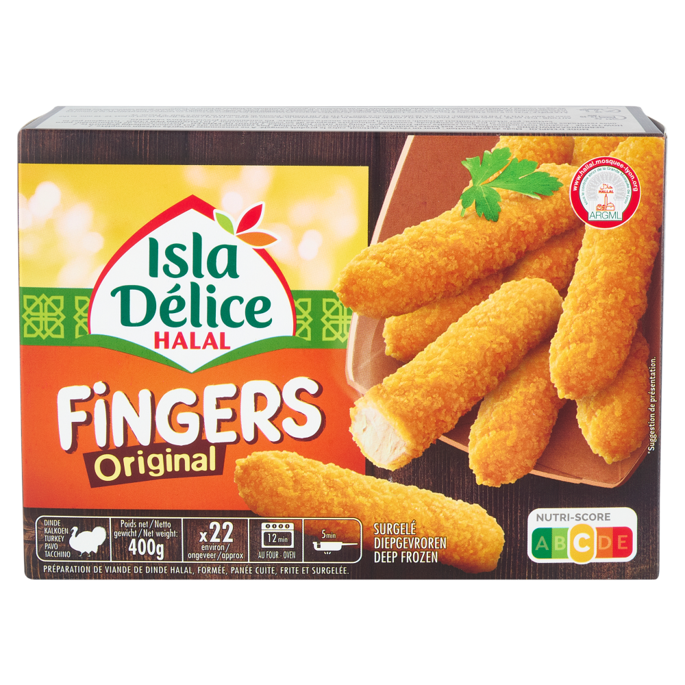 Isla D&eacute;lice Halal Fingers Original 400 g