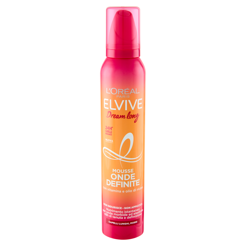 Elvive Dream long Mousse Onde Definite, per Capelli Lunghi, Mossi, 200 ml