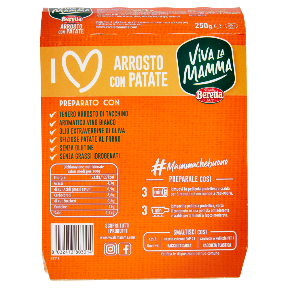 Viva la Mamma Arrosto con Patate 250 g