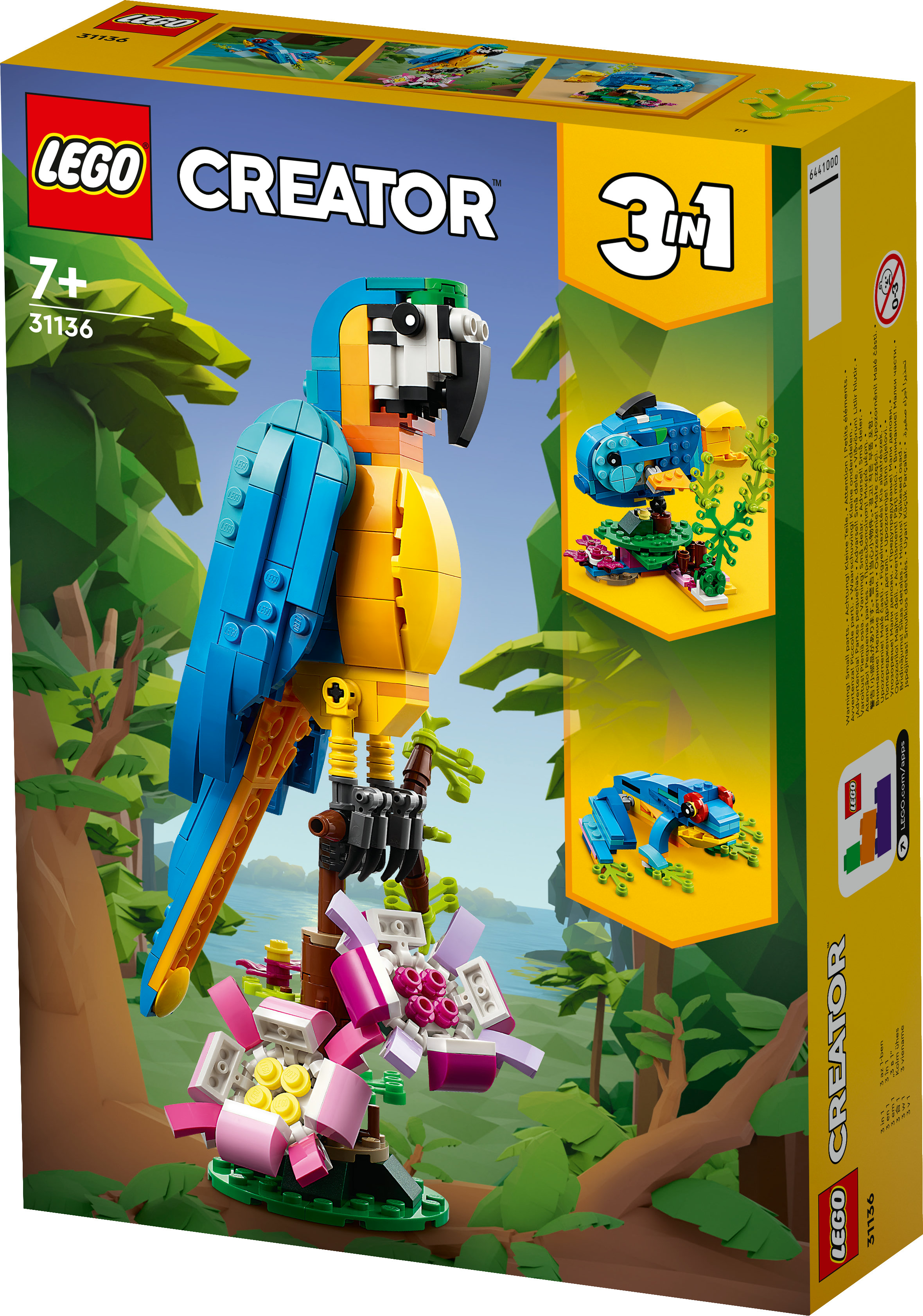 LEGO Creator Pappagallo esotico