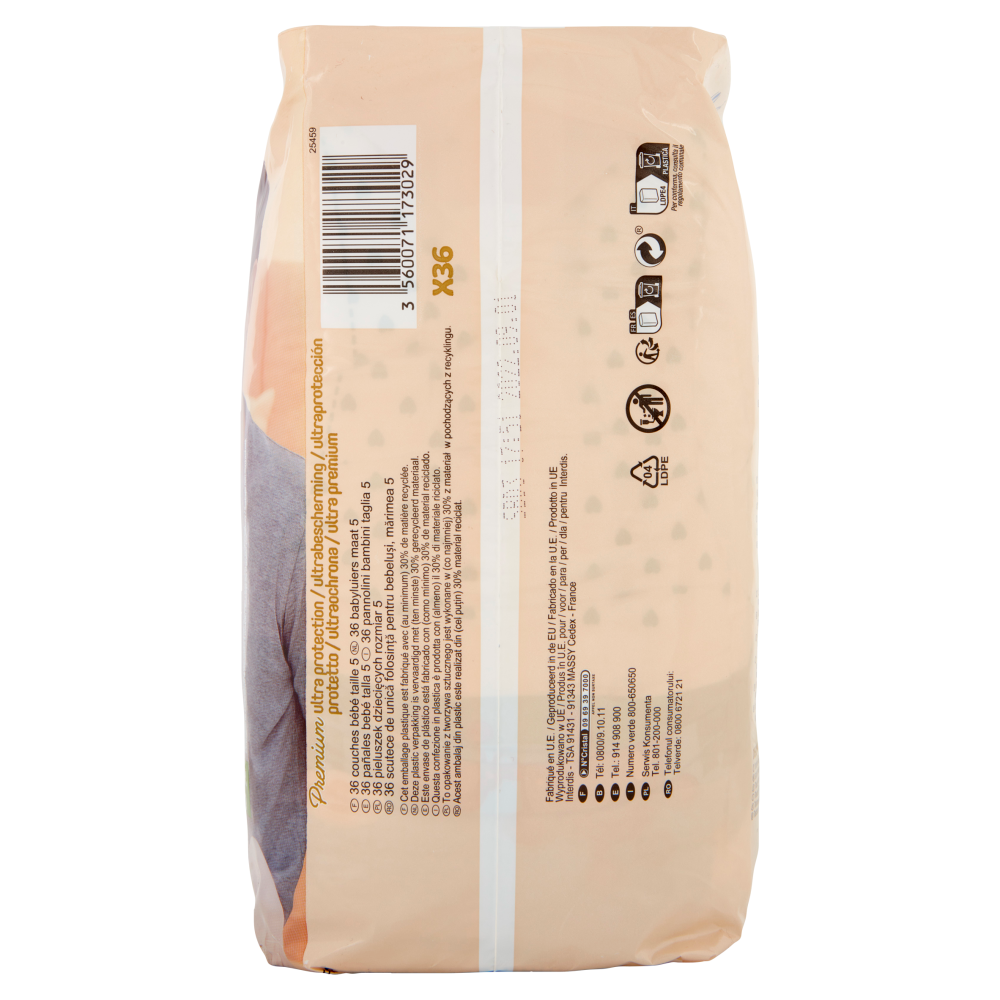 Carrefour my Baby Premium ultra protect 12h 5 Junior 11-25 kg 36 pz