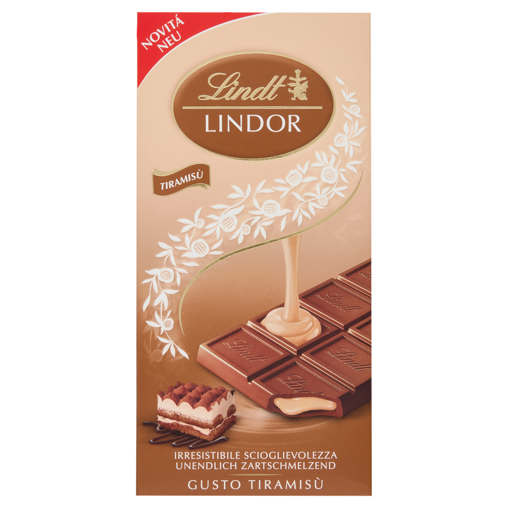 Lindt Lindor Tavoletta Cioccolato gusto Tiramisù 100 g