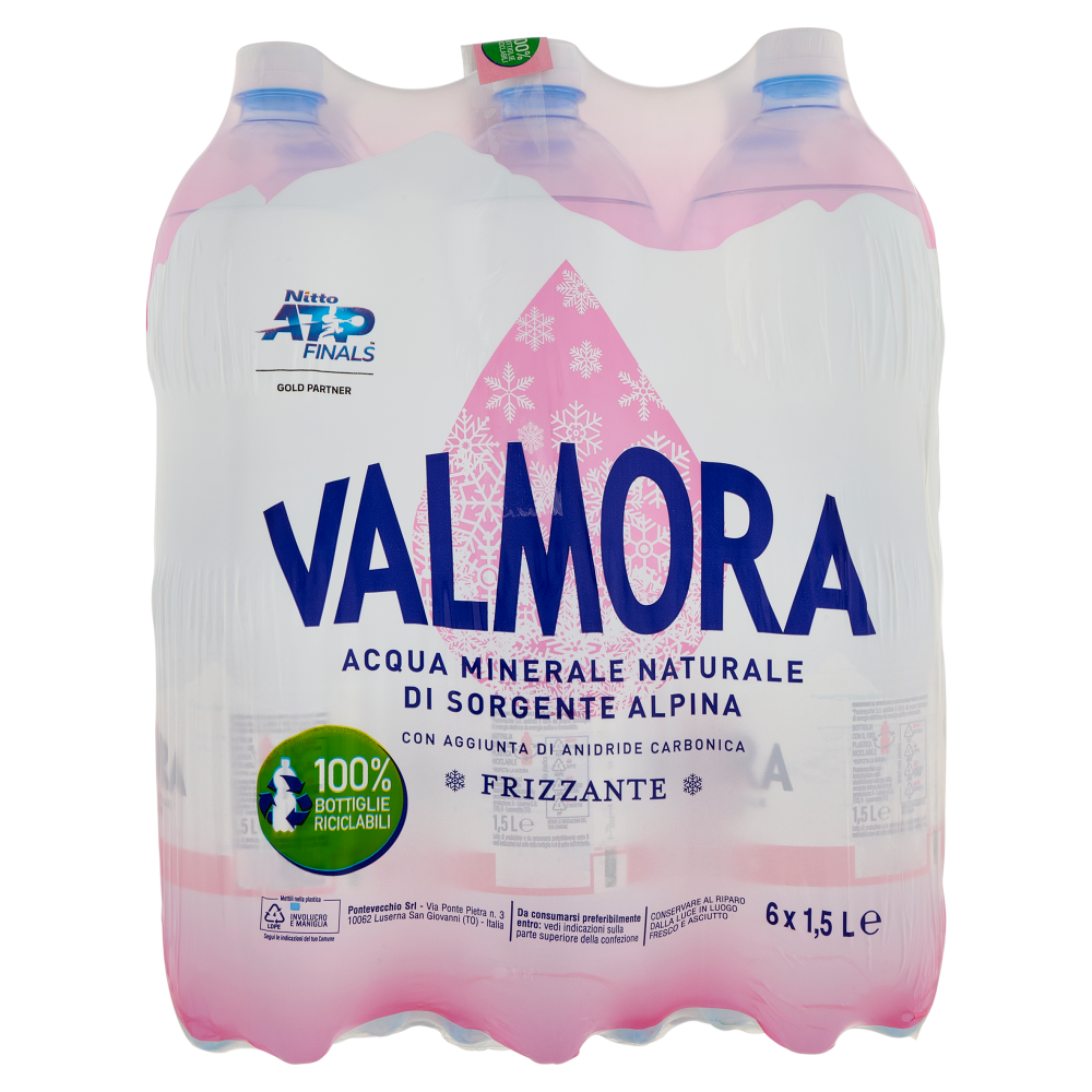Valmora Sorgente Alpina Frizzante 6 x 1,5 L