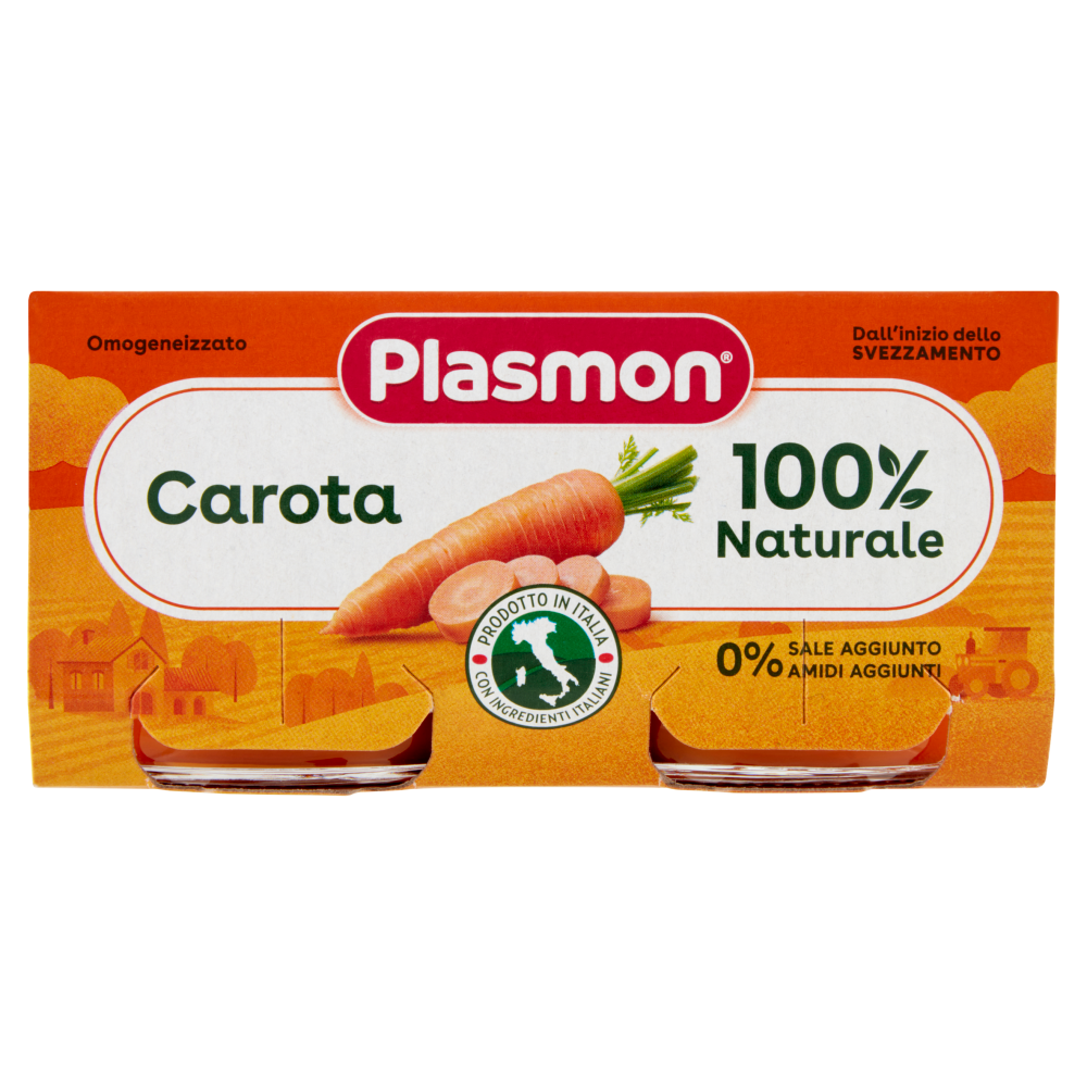 Plasmon Omogeneizzato Carota 2 x 80 g
