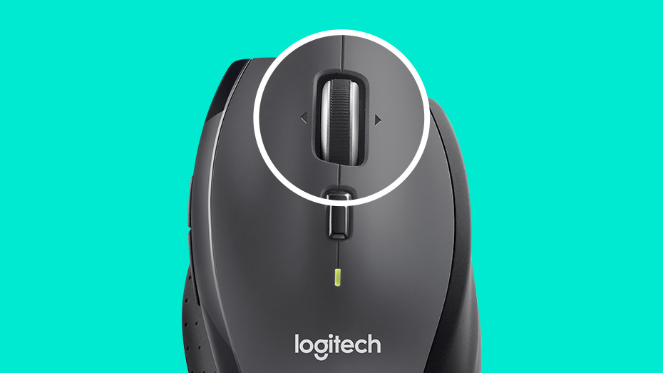 Logitech M705 Marathon Mouse Wireless, Ricevitore USB Unifying 2,4 GHz, 1000 DPI, 5 Pulsanti Programmabili, Durata Batteria di 3 Anni, Compatibile con PC, Mac, Laptop, Chromebook