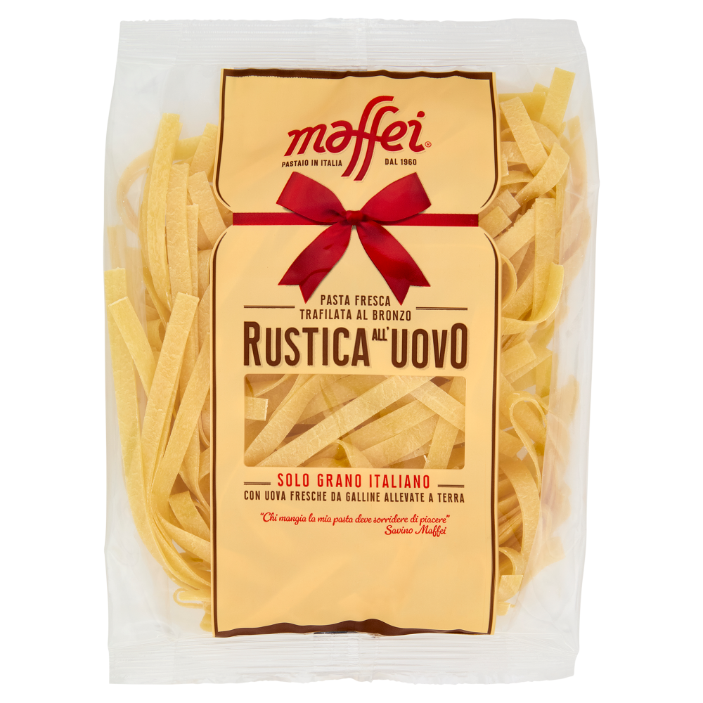 maffei Pasta Fresca Trafilata al Bronzo Rustica all'Uovo Tagliatelle 250 g