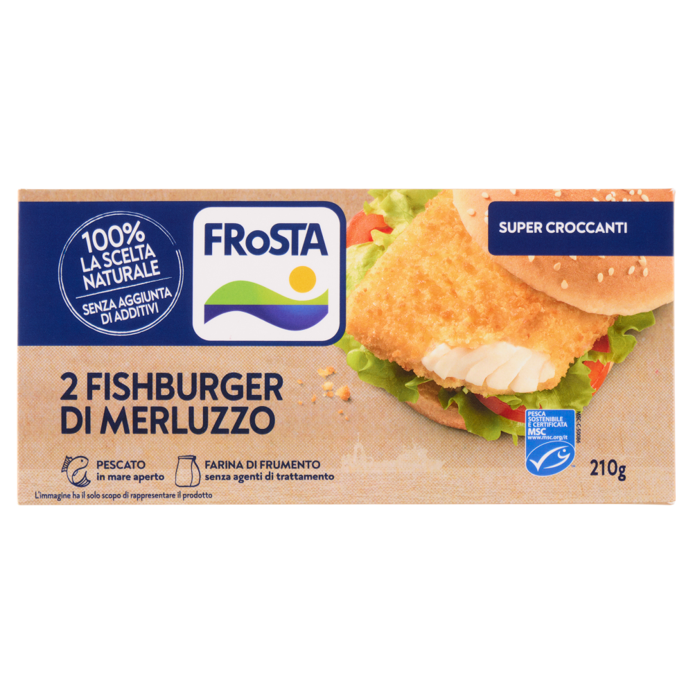 FRoSTA 2 Fishburger di Merluzzo 210 g