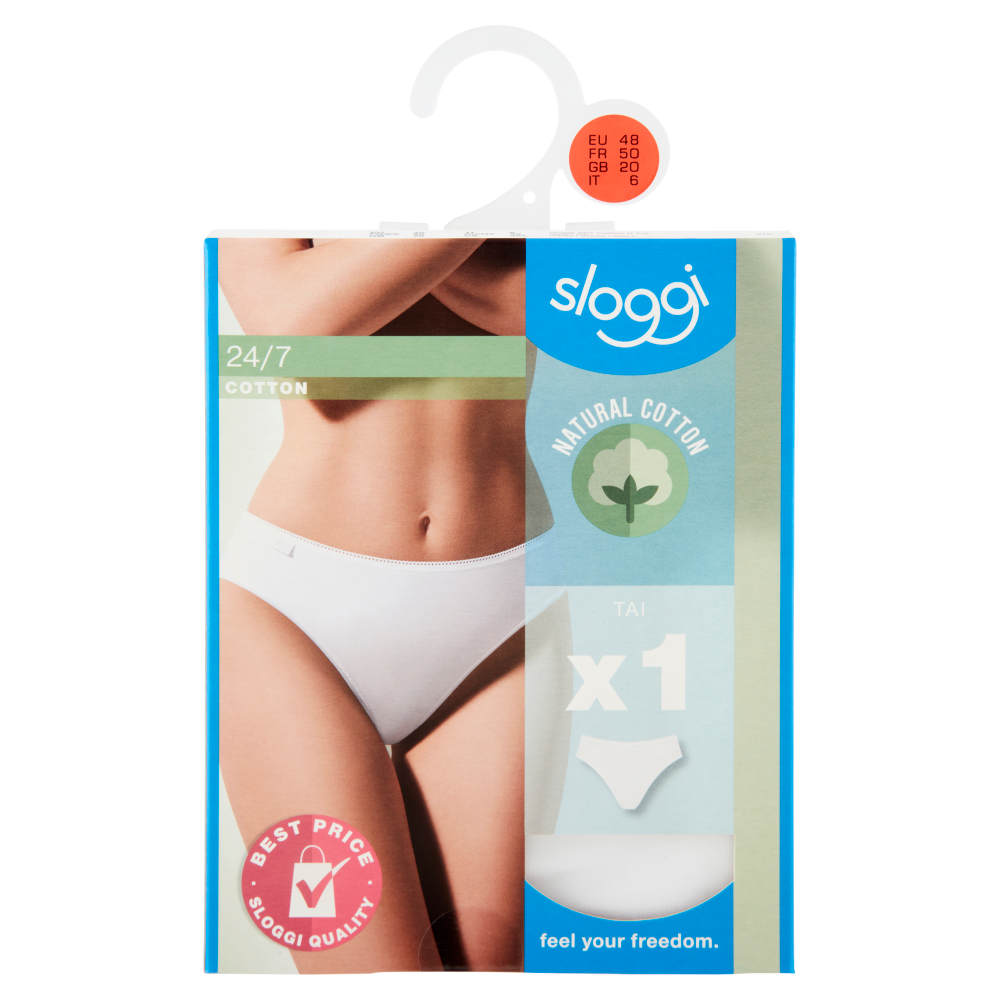 sloggi 24/7 Cotton Tai tg. 6 White 1 pz