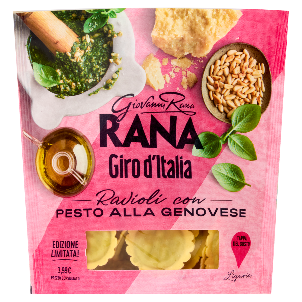 Giovanni Rana Giro d'Italia Ravioli con Pesto alla Genovese 250 g