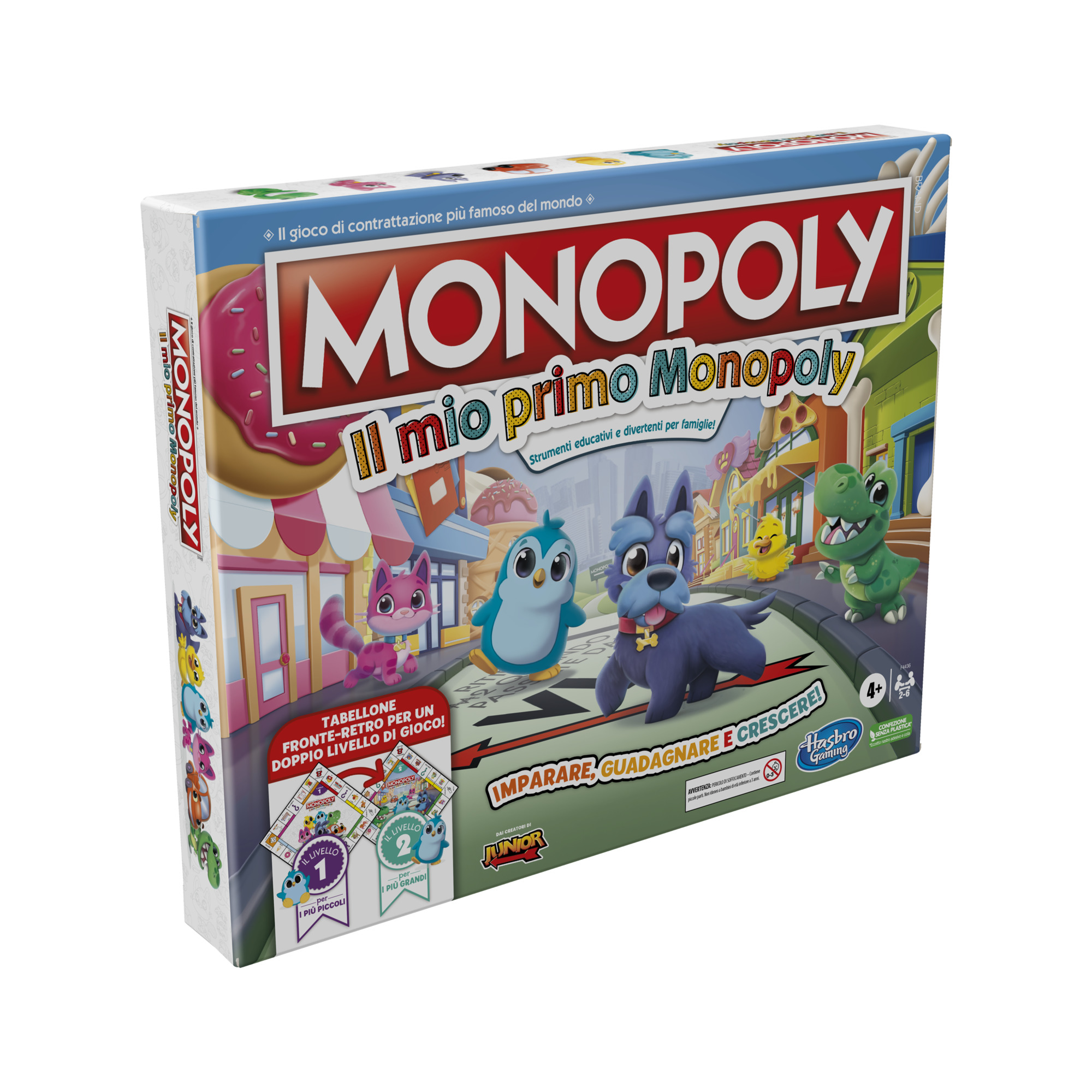Monopoly - Il Mio Primo, gioco da tavolo per famiglie, per bambini