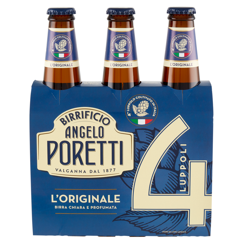 Birrificio Angelo Poretti l'Originale 4 Luppoli 3 x 33 cl