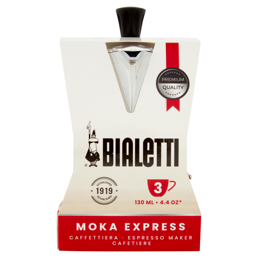 Bialetti Moka Express Caffettiera 3 Tazze