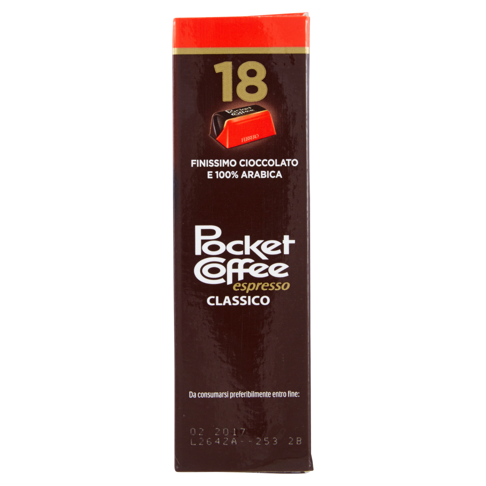 Pocket Coffee espresso Classico 18 Pezzi 225 g