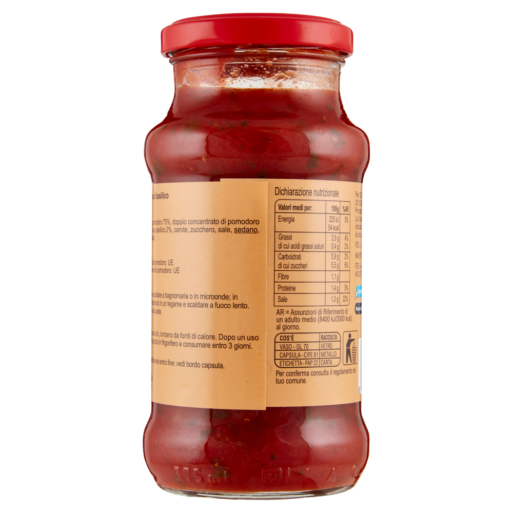 Carrefour Classic Sugo al Basilico 350 g