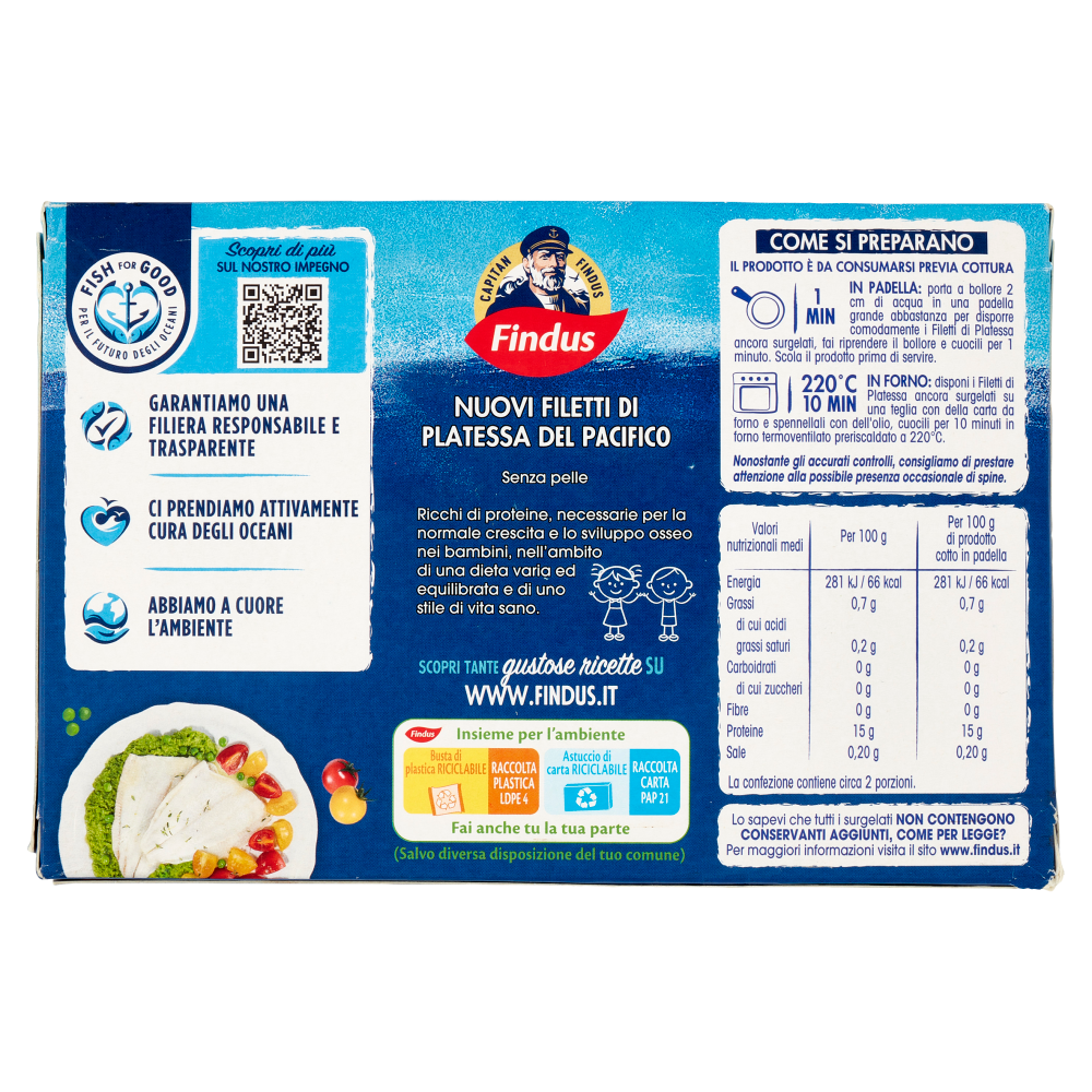 Capitan Findus Filetti di Platessa 250 g