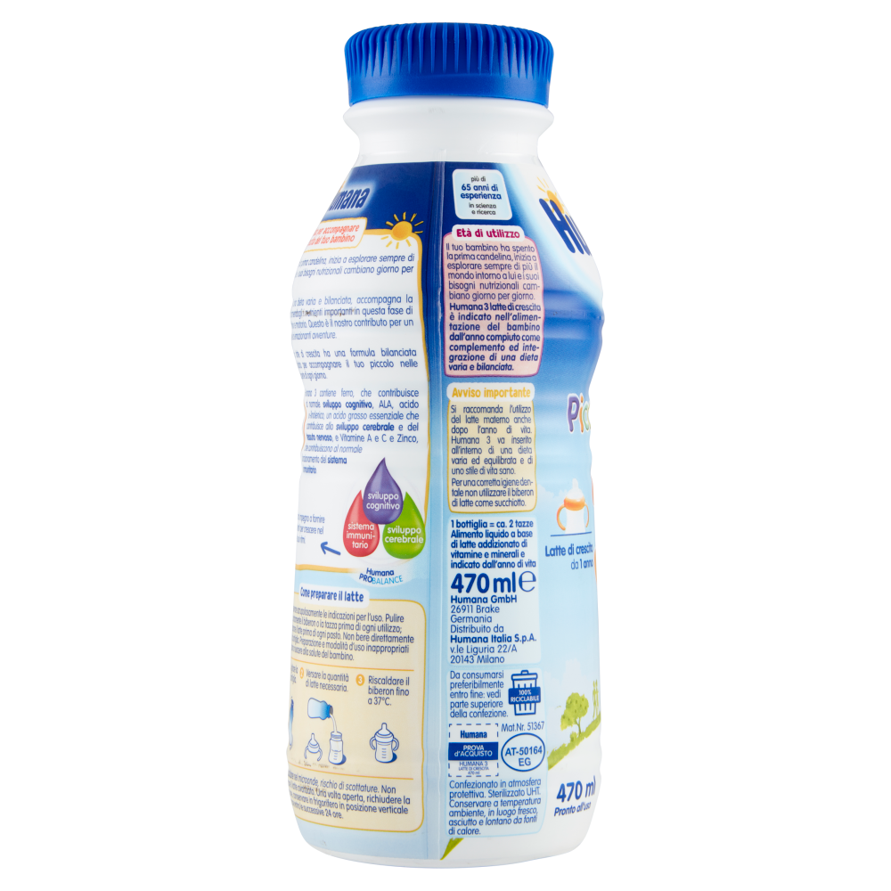 Humana Probalance Piccoli Eroi 3 Latte di crescita 470 ml
