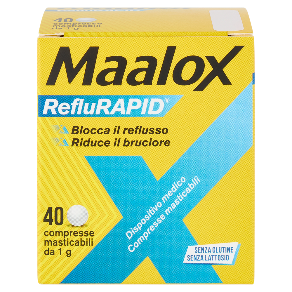 Maalox RefluRapid compresse masticabili 40 x 1 g