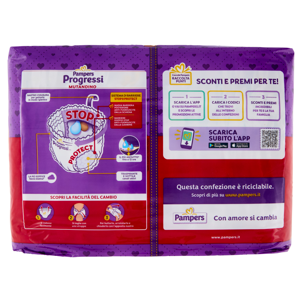 Pampers Progressi Mutandino Junior 17 + 17 pz