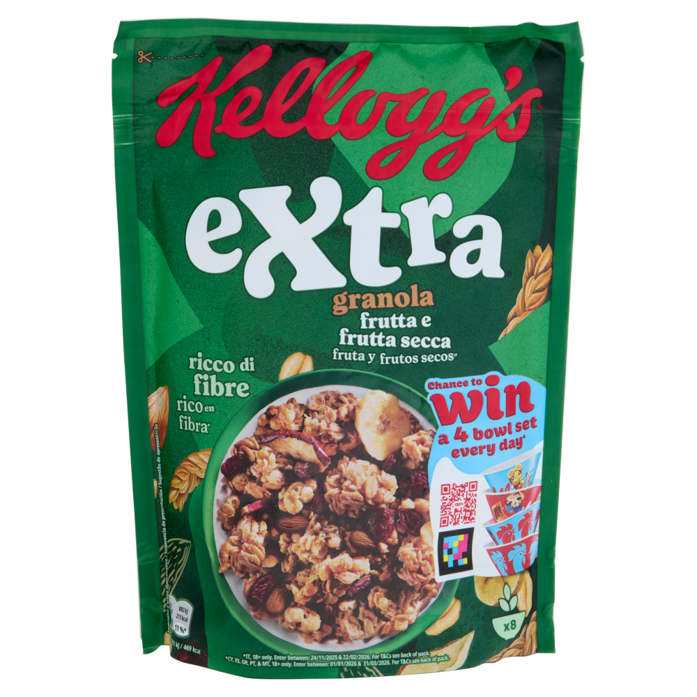 Kellogg's extra granola frutta e frutta secca 375 g