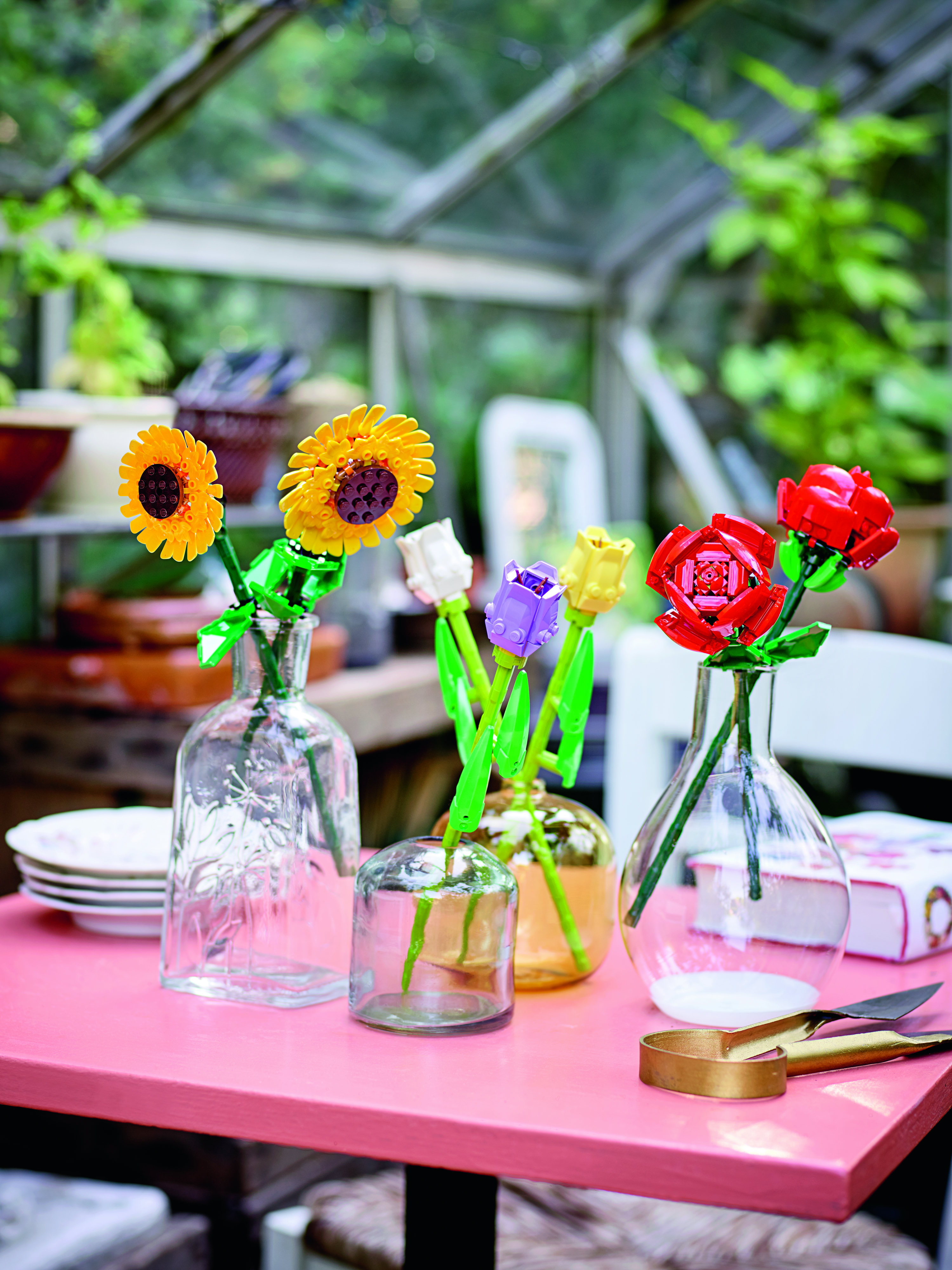 LEGO Botanicals 40524 Girasoli, Fiori Finti per Bambini 8+ Compatibile con Bouquet Fiori Artificiali, Regalo Ragazza o Ragazzo