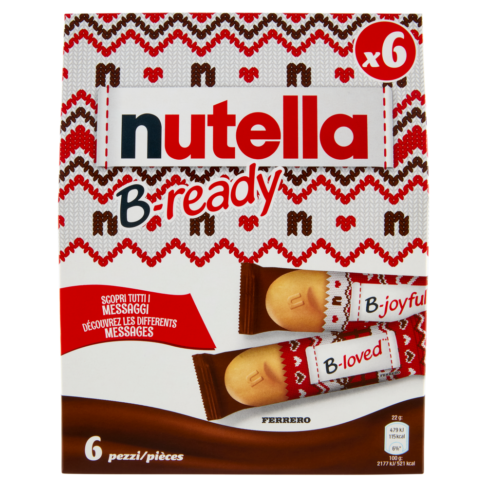 nutella B-ready 6 x 22 g