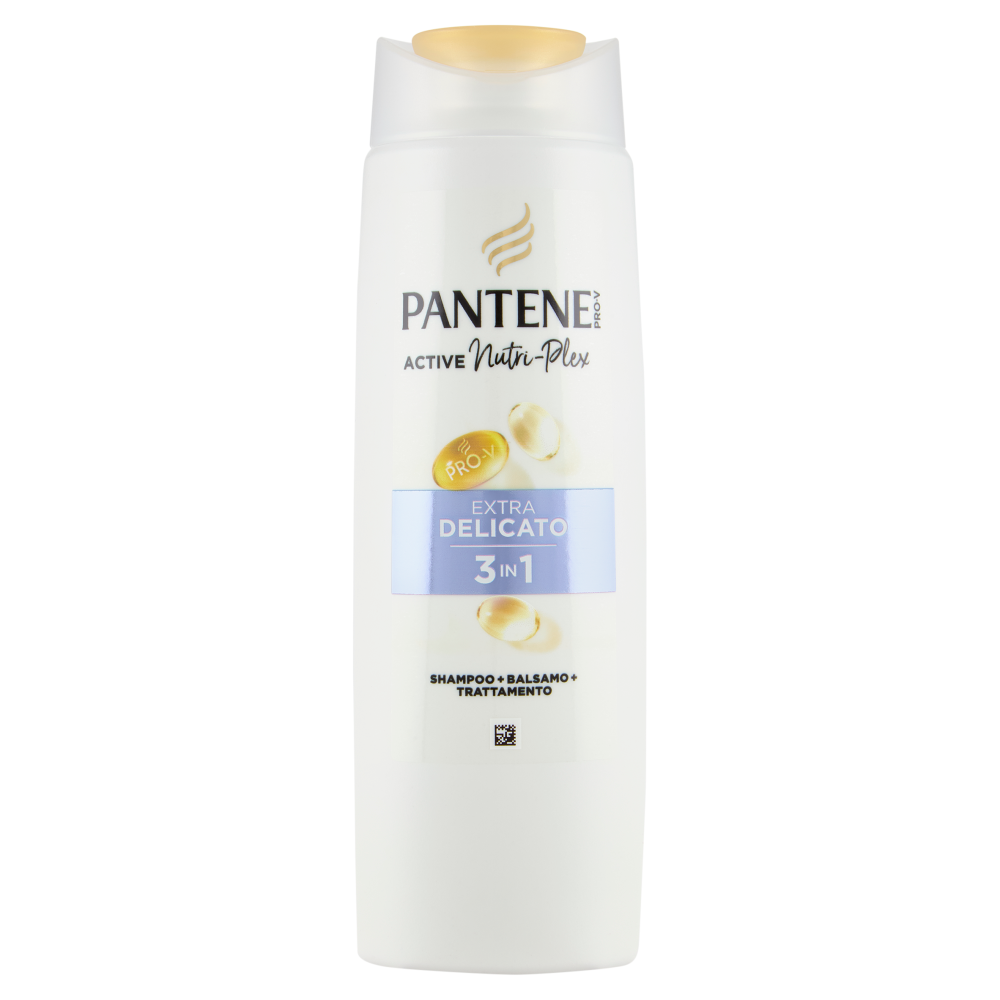 Pantene Pro-V Extra Delicato 3 in 1 Shampoo + Balsamo + Trattamento Active Nutri-Plex 250 ml
